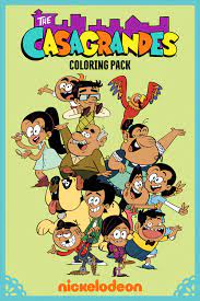 A commission that i did for an italian comic shop in battipaglia: The Casagrandes Coloring Pack Nickelodeon Parents