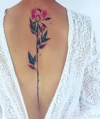 Maybe you would like to learn more about one of these? Watercolor Peony Flower Tattoo On Women Upper Back