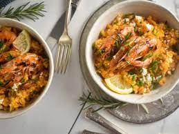 Shrimp Saganaki Risotto Greek Food Greek Cooking Greek Recipes By Diane Kochilas