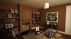 Golden Brown Paint Home Library Ideas Wooden Wall Shelves Living Room Colorschemes Homecol Wall Shelves Living Room Small Bedroom Colours Wooden Wall Shelves