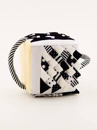 Black And White Baby Toys Black And White Baby Cube Busy Toy Sensory Activity Cube Baby Crib Toy Travel Toy Baby Cubes Baby Crafts Diy Black And White Baby