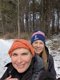 Hiking with dogs at Jacoby falls