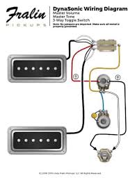 Electric guitar pickup wiring harness kit 2v1t 500k pots potentiometer 3 way switch with output jack for lp lp electric guitar. Wiring Diagrams By Lindy Fralin Guitar And Bass Wiring Diagrams
