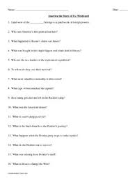 Westward. you will receive a zip file which contains a video response worksheet (in both pdf and editable docx formats) and a video response worksheet key (in both pdf and editable docx formats). America The Story Of Us Westward By Stephanie S History Store Tpt