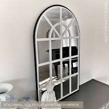 Kmart Hack Aftermarket Panel To Customise Kmart Arch Mirror Arch Mirror Affordable Decor Mirror