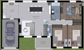 … d'une surface de 95 m² et composé de 3 chambres et un garage, ce modèle est idéal pour les. Plan De Maison En U Notre Selection Pour S Inspirer Conseils Pour Bien Construire Sa Maison