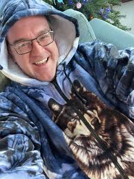 Tried being fierce…. Didn't work. Present from my wife.