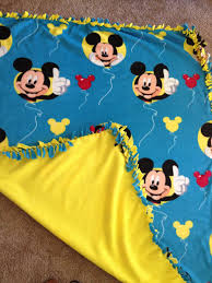 Pin By Renee Ambriz On From My Heart To You Mickey Mouse Quilt Mickey Mouse Blanket Diy Tie Blankets