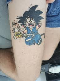 Maybe you would like to learn more about one of these? Kid Goku And Krillin Tattoo I Recently Got Dbz