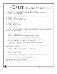 Hobbit Worksheets Chapter 1 10 Answer Key Woo Jr Kids Activities The Hobbit Education Skills Literacy Books