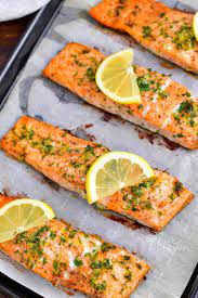 40 people found this helpful. Healthy Salmon Recipe Simple Oven Baked Salmon Recipe