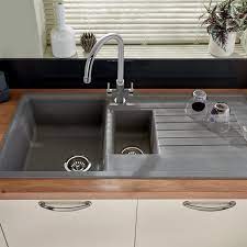 Not only do you get all these beautiful features in standard white, but if you're looking to make. Lamona 1 5 Bowl Inset Granite Composite Grey Kitchen Sink Howdens