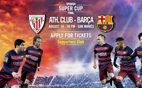 Maybe you would like to learn more about one of these? Athletic Club V Fc Barcelona Spanish Super Cup First Leg Ticket Applications From 3 August