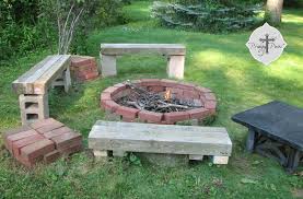 The pit itself is lined with concrete block, and you'll need fire brick to protect the block. Budget Fire Pit From Reclaimed Brick Prodigal Pieces