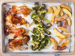 Glazed Chicken And Broccoli Sheet Pan Dinner Recipe Food Network Recipes Sheet Pan Recipes Sheet Pan Dinners