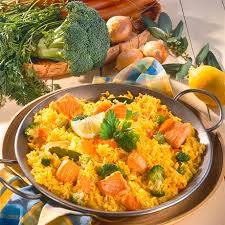 Fischpfanne Mit Gemusereis Rezept Lecker