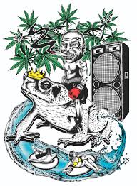 Upon close observation, it resembles fire and smoke emerging from a weed. Mike Tyson S Weed Resort The Former Champ Smokes The Toad Gq