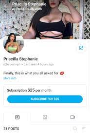 Priscilla stephanie onlyfans
