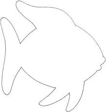 Fish Outline Clipart 4 Rainbow Fish Template Rainbow Fish Fish Template