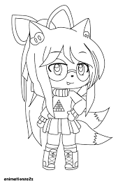 Your dream of creating your anime character will. Gacha Life Coloring Pages