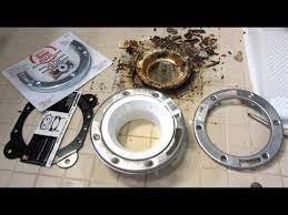 Toilet Flange Repair Broken Rusted Closet Flange Replacement Kits How To Youtube