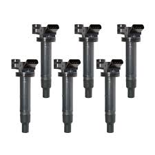 Toyota corolla ignition coil can be found inside the distributor assembly together with igniter circuit. Pack Of 6 Ignition Coils Compatible With Toyota Avalon Camry Highlander Sienna Lexus Es300 Rx300 V6 Compatible With C1175 Uf 267 1mzfe Engine Only Walmart Com Walmart Com