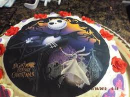 Nightmare before christmas jack skellington emily red rose edible cake topper image abpid24415. The Nightmare Before Christmas Jack Skellington Edible Cake Topper Image Abpid04091 Walmart Com Walmart Com