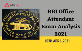 How to download rbi office attendant result : Rbi Office Attendant Exam Analysis 09th April 2021 Check Shift 1 Detailed Analysis