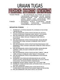 Please copy and paste this embed script to where you want to embed. Tugas Pokok Pelaksana Kesehatan Lingkungan