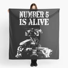 I was watching star trek voyager on fox last night and my eyes lit up when i caught to find johnny five's arm, pay attention to the scenes where b'elanna is working on the robots' prototype. Short Circuit Scarves Redbubble