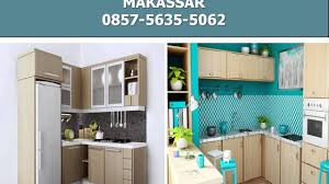 Namun dengan warna biru tosca pada kitchen set minimalis murah bagian atas, dapur terlihat semakin cerah dan punya kesan pop yang berjiwa muda, mirip seperti desain dapur chef. 0857 5635 5062 Harga Kitchen Set Minimalis Di Makassar Youtube