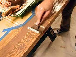 When that dries, we will brush on the second glaze layer which acts as a wood grain finish coat. How To Paint A Faux Wood Grain How Tos Diy