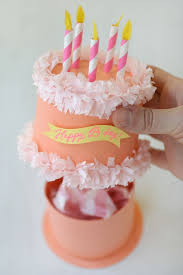 Birthday Cake And Balloons And Gifts Paper Birthday Cake Box Birthday Cake Gift Gift Cake Diy Birthday Gifts