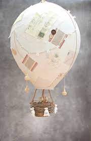 Allez Les Mouseketeers Or How To Make A Giant Papier Mache Hot Air Balloon Paper Mache Crafts Balloon Crafts Paper Crafts Diy
