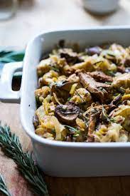 This dehydrated mushrooms thanksgiving stuffing recipe is a supplement to my recent blog post sometimes i revamp a recipe to make it fully cooked. Wild Mushroom Stuffing With Fennel And Leeks Feasting At Home