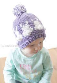 Easter Bunny Hat Knitting Pattern Bunny Hat Pattern Easter Etsy In 2021 Baby Hat Knitting Pattern Fair Isle Hat Pattern Baby Hats Knitting