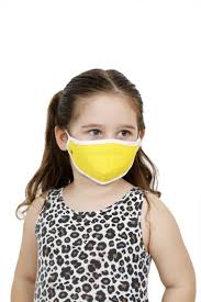 Maske 100 Pamuk Cocuk Sari Maskeler Sari Pamuk