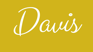 Learn How To Sign The Name Davis Stylishly In Cursive Writing Youtube