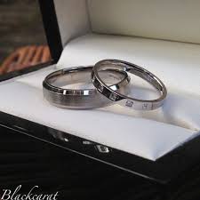 9ct While Gold For Her And Palladium For Him Ladies Diamond Ring 3mm Wide Medium Weight Flat Cou Ladies Diamond Rings Gents Ring Wedding Rings Engagement