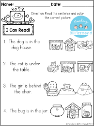 Reading Comprehension Activities Great For Kindergarten First Grade Or Esl Students Kindergarten Reading Educational Reading Reading Comprehension Activities