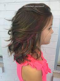 Peekaboo Highlights Peekaboo Highlights For Children Children S Hair Kids Hair Color Kids Hairstyles Hair Color Streaks