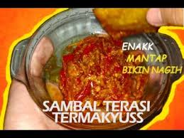 Langsung saja simak di sini, ya. Cara Membuat Sambal Terasi Spesial Youtube