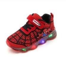 Sneaker Spiderman Kids Led Shoes With Lights Sneaker Children Toddler Unesix In 2020 Kids Sports Shoes Girls Sneakers Kid Shoes