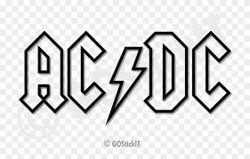 If you're older than about 10, you might not admit to everyone that you like to color. Ac Dc Coloring Pages Ac Dc Logo White Clipart 1720919 Pikpng