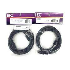 Iec M05290 Rj45 4pr Cat 5e Utp Cable Black 2qty Iec Rj45 Cable Cats