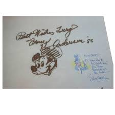 Disney Animators And Voice Actors Autographs And Sketches For Sale At 1stdibs Get the best deals on etch a sketch drawing toys.