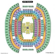 Att Stadium Seating Chart Seating Charts Tickets Regarding