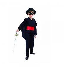 Non sono compresi altri accessori. Costume Da Bambino Per Carnevale Zorro 130 140 Cm Sl Ms13