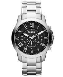 Mens Chronograph Grant Stainless Steel Bracelet Watch 44mm Fs4736