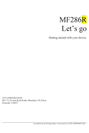 Google began in january 1996 as a research project by larry page and sergey brin when they were both phd students at stanford university in california. Zte Mf286r Manual Pdf Download Manualslib